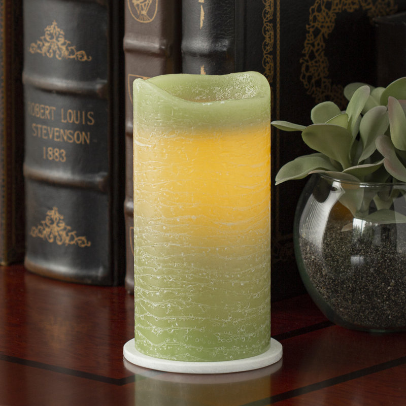 Ebern Designs Citrus Sage Scented Flameless Candle & Reviews Wayfair